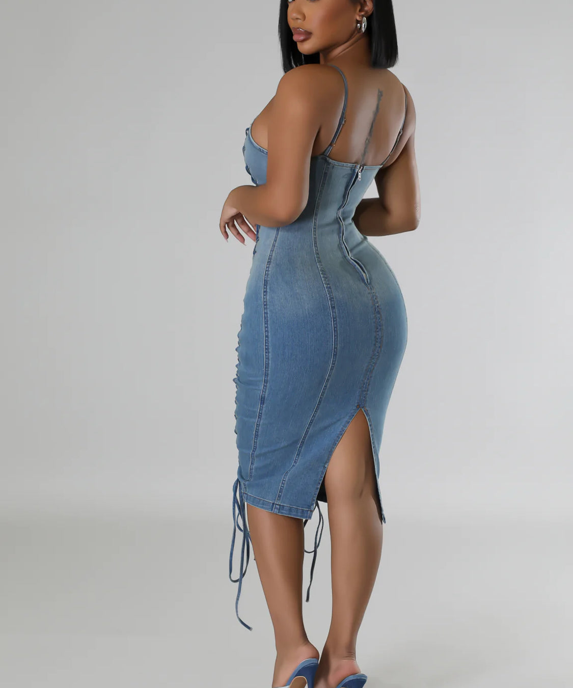 Denim Thread Dress